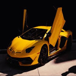 Yellow Lamborghini Sports Car